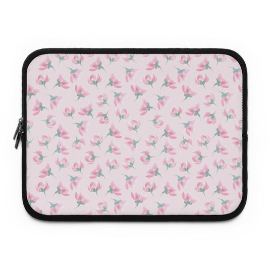Customizable: Floral Laptop Sleeve - Cute Tech Accessory, Perfect for Gifts, Back to School, College Work, Home Office