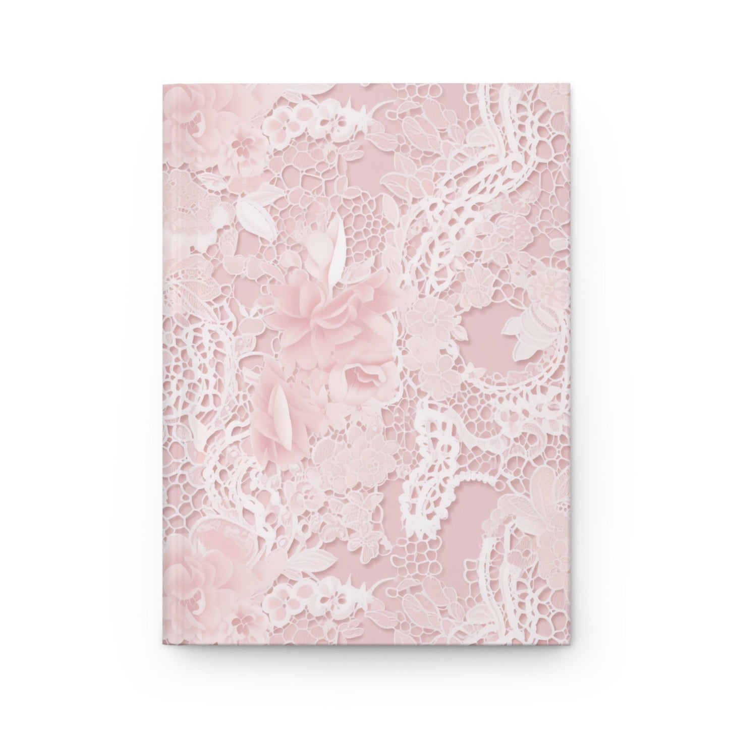 Customizable: Floral Lace Hardcover Journal for Elegant Writing, Gift for Her, Romantic Diary, Travel Journal, Scrapbooking