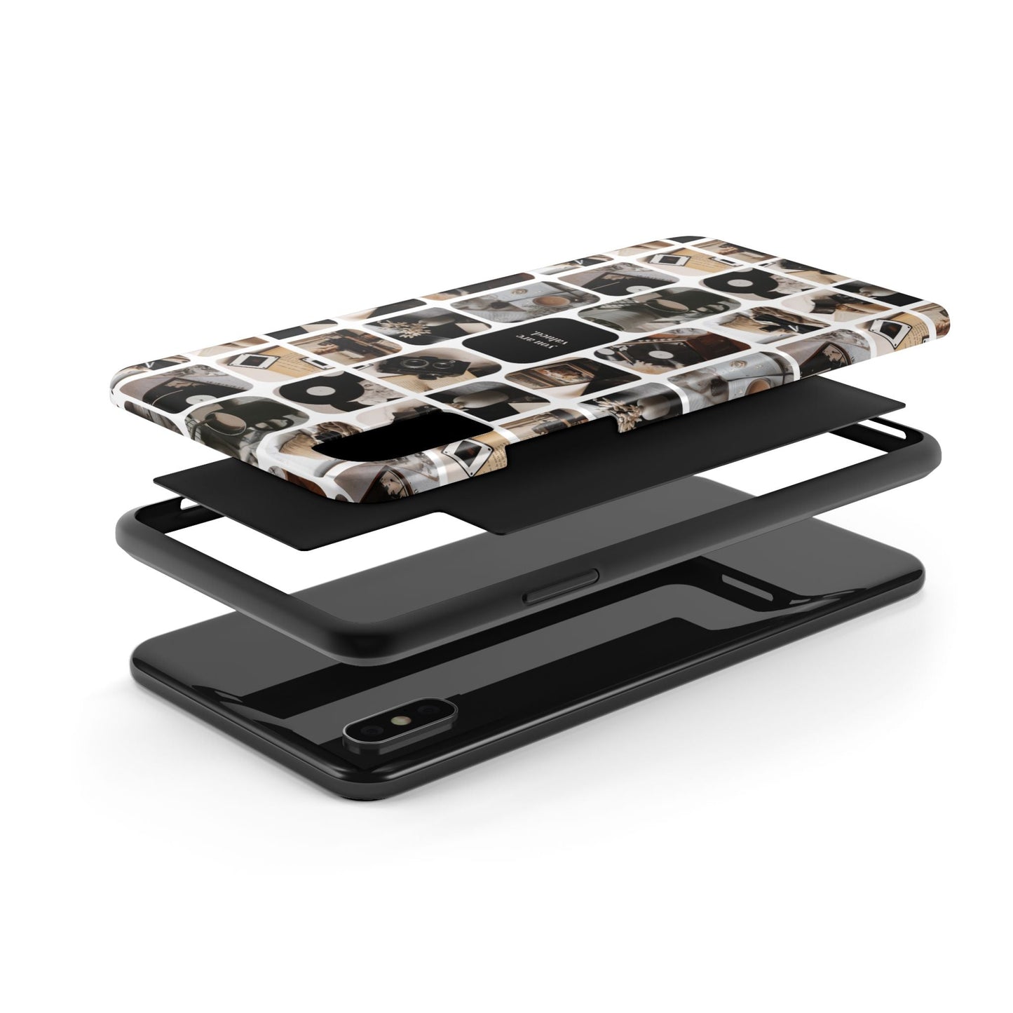 Retro Collage Phone Case - You Are Valued, Durable Protection for Your Device, Thoughtful Gift for Friends & Family, Perfect for Any [...]