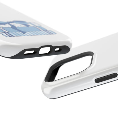 Customizable: Books & Bows Aesthetic Phone Case, College Student Gift, Impact-Resistant Cover, Book Lover's Accessory, Graduation Present, School Spirit Merchandise