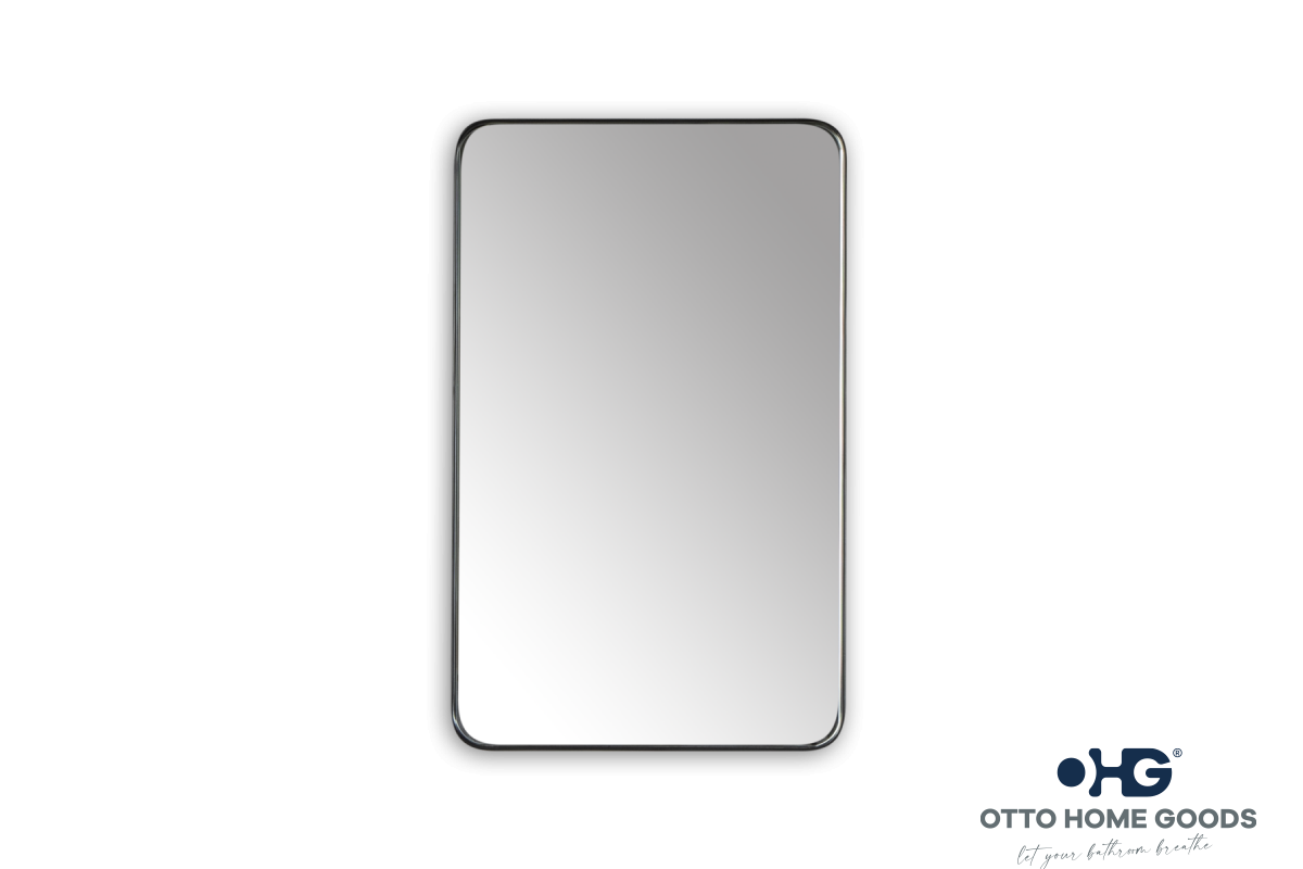 20" x 32" Rectangular Black Mirror