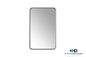 20" x 32" Rectangular Black Mirror