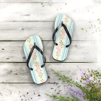 Customizable: Floral Flip Flops | Stylish Summer Sandals | Beach Footwear | Vacation Essentials | Poolside Comfort | Garden Party Sandals