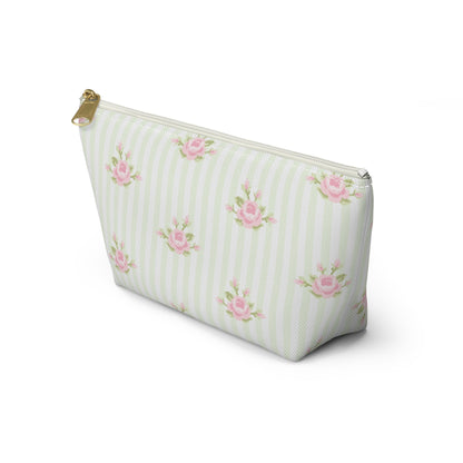 Floral Accessory Pouch | Stylish Makeup Bag, Travel Organizer, Gift for Her, Small Toiletry Kit, Floral Patterned Pouch