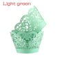 12PCS/Pack Heart Hollow Cupcake Wrappers Cake