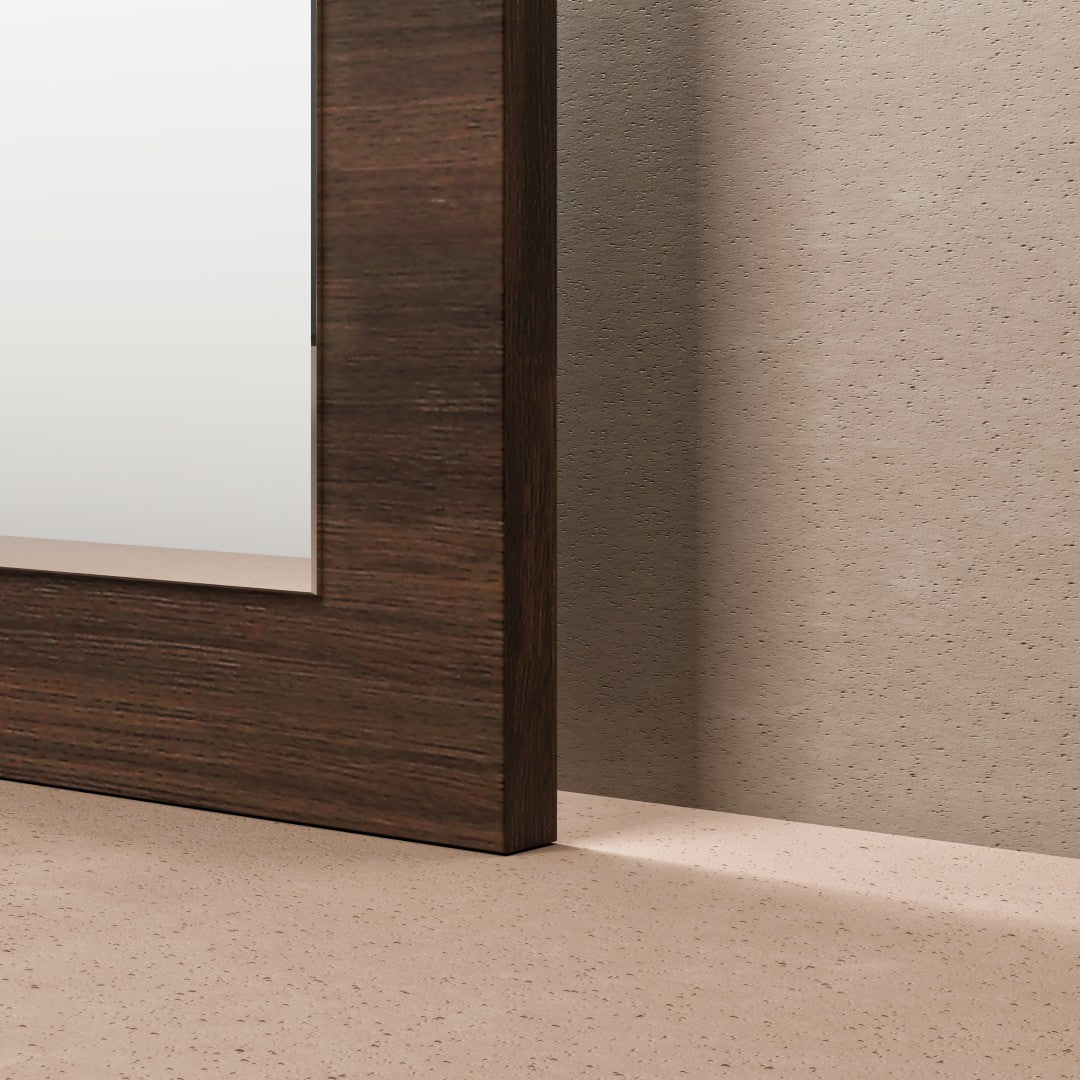 Eviva Sun Wooden Framed Mirror