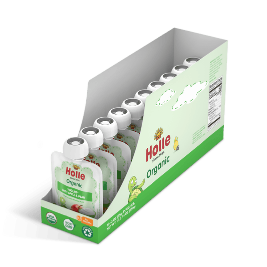 Holle Organic Yogurt Pouches - Apple & Pear