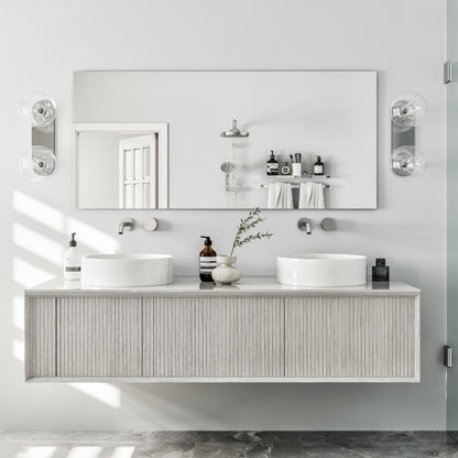 Eviva Sleek Frameless Mirror