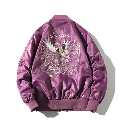 Bomber Jacket Men's Embroidered Baseball Uniform