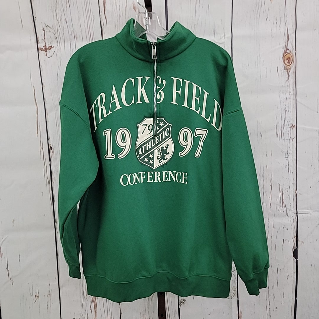 Self Esteem Size L Green Sweater