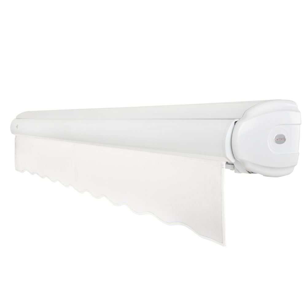 [12x10FT] Awntech Key West Premium Electric Outdoor Motorized Retractable Awning [FCL12/FCR12-SBY] (SAK78214)