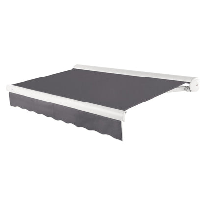 [12x10FT] Awntech Key West Premium Electric Outdoor Motorized Retractable Awning [FCL12/FCR12-SBY] (SAK78214)