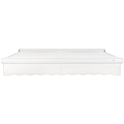 [12x10FT] Awntech Key West Premium Electric Outdoor Motorized Retractable Awning [FCL12/FCR12-SBY] (SAK78214)