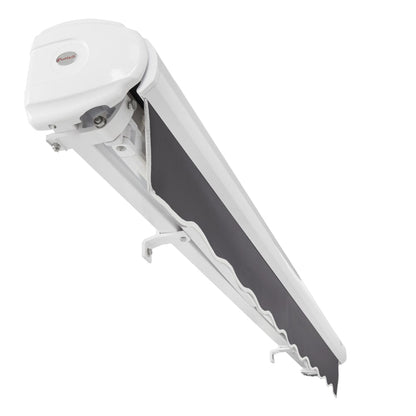 [12x10FT] Awntech Key West Premium Manual Outdoor Retractable Awning [FCM12-SBY] (SAK35497)