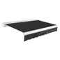 [12x10FT] Awntech Key West Premium Manual Outdoor Retractable Awning [FCM12-SBY] (SAK35497)