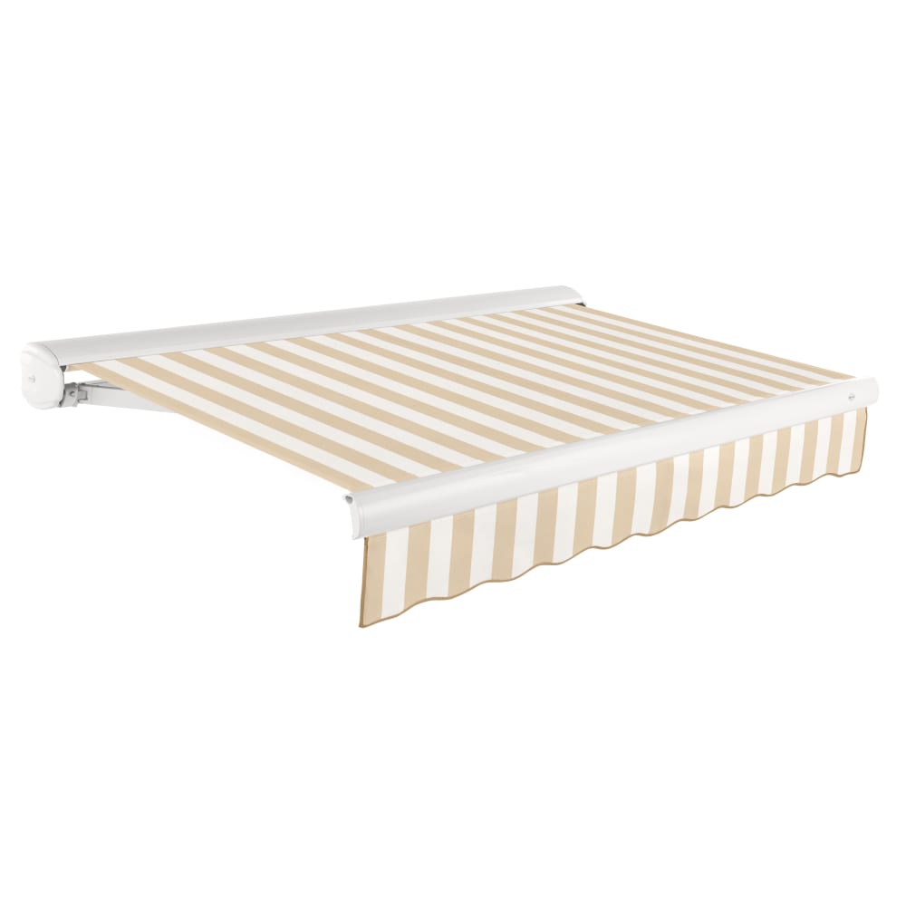 [12x10FT] Awntech Key West Premium Manual Outdoor Retractable Awning [FCM12-SBY] (SAK35497)