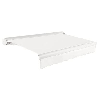 [12x10FT] Awntech Key West Premium Manual Outdoor Retractable Awning [FCM12-SBY] (SAK35497)