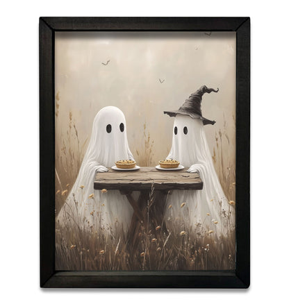 18x24 GHOST PICNIC - BOXWOOD FRAME