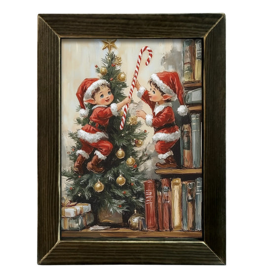 Royal Court - 12" x 16" Elf Helpers Wall Art