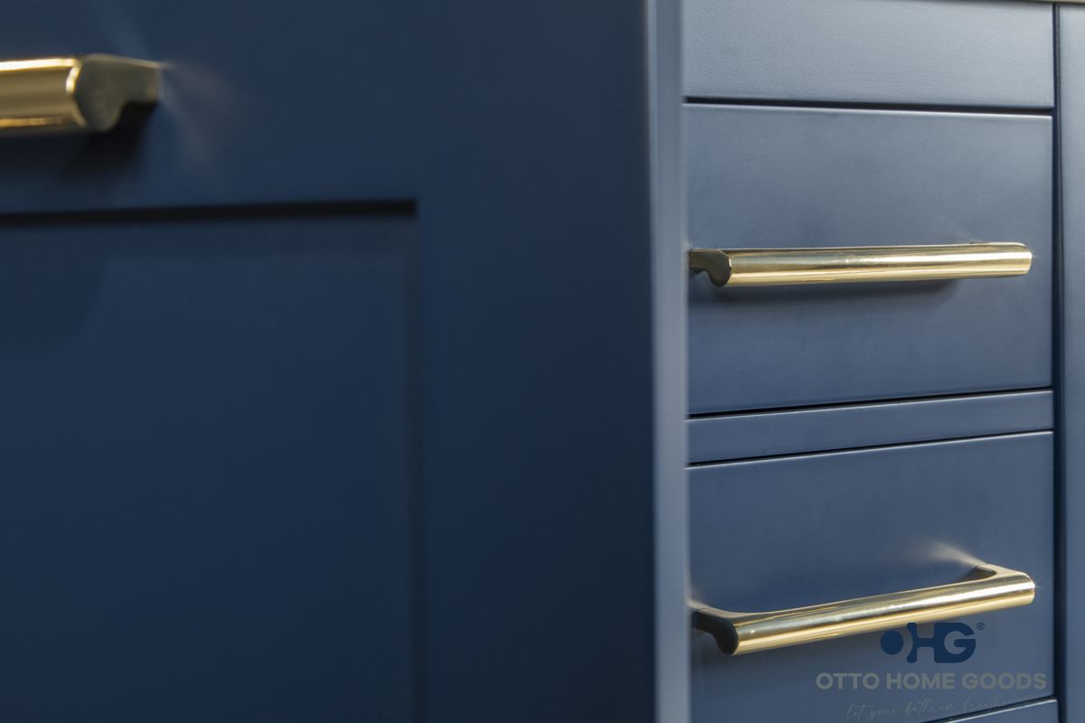 Ashley 42" Blue Bathroom Cabinet