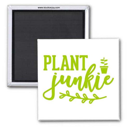 PLANT JUNKIE 2x2 MAGNET