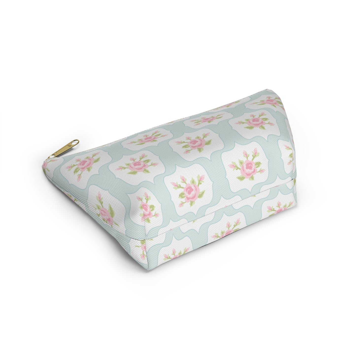 Customizable: Chic Floral Accessory Pouch, Makeup Bag, Cosmetic Case, Toiletries Organizer, Gift for Her