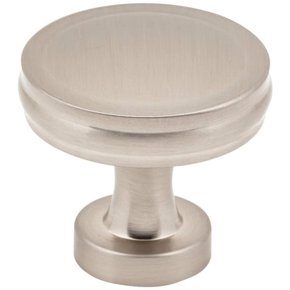 1-3/8" Diameter Satin Nickel Jules Cabinet Knob