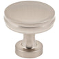 1-3/8" Diameter Satin Nickel Jules Cabinet Knob