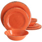Laurie Gates California Designs Mauna 12 Piece Melamine Dinnerware Set