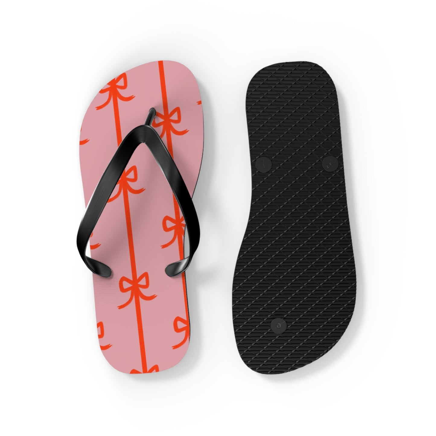 Customizable: Chic Bow Flip Flops, Stylish Summer Sandals, Women's Beach Footwear, Cute Vacation Slippers, Trendy Pool Shoes