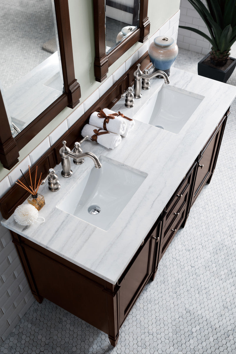 Brittany 60" Double Vanity Cabinet