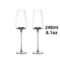 Elegant LeadFree Crystal Wine Glass Set  Versatile Sizes