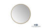 30" Round Gold Mirror