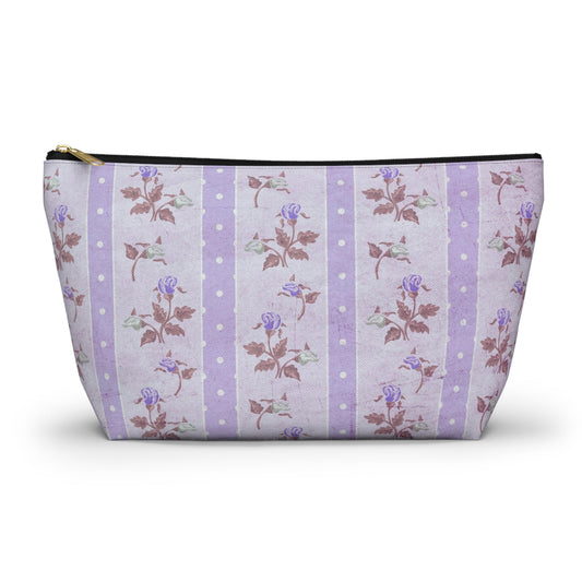 Customizable: Chic Floral Accessory Pouch, Makeup Bag, Travel Organizer, Gift for Her, Floral Toiletry Bag, Cute Pencil Case