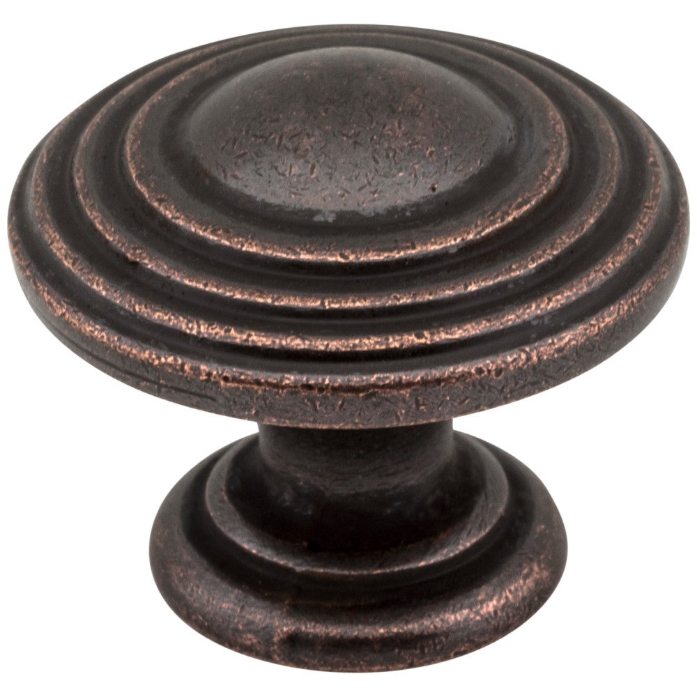 1-1/4" Diameter Satin Nickel Stacked Bremen 2 Cabinet Knob