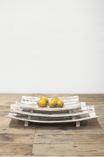 Curved Wooden Bowls Set - Driftwood Design | Kitchen [Wood] | Under $100 | Kitchen + Metal