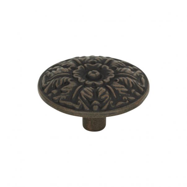 Hammered Medallion Knob