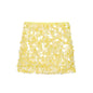 Women Clothing Fashionable Temperamental All Match Daily Wear Solid Color Sequ Mini Skirt