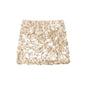 Women Clothing Fashionable Temperamental All Match Daily Wear Solid Color Sequ Mini Skirt