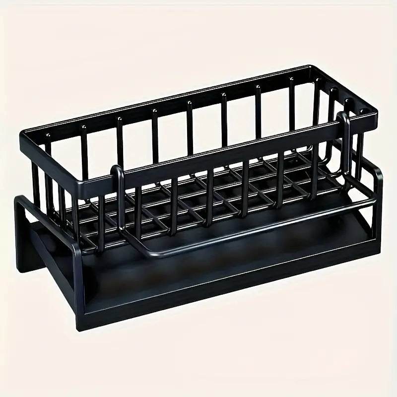 Multifunction Kitchen Sink Organizer Rack for Cloths, Sponges, and Detergent