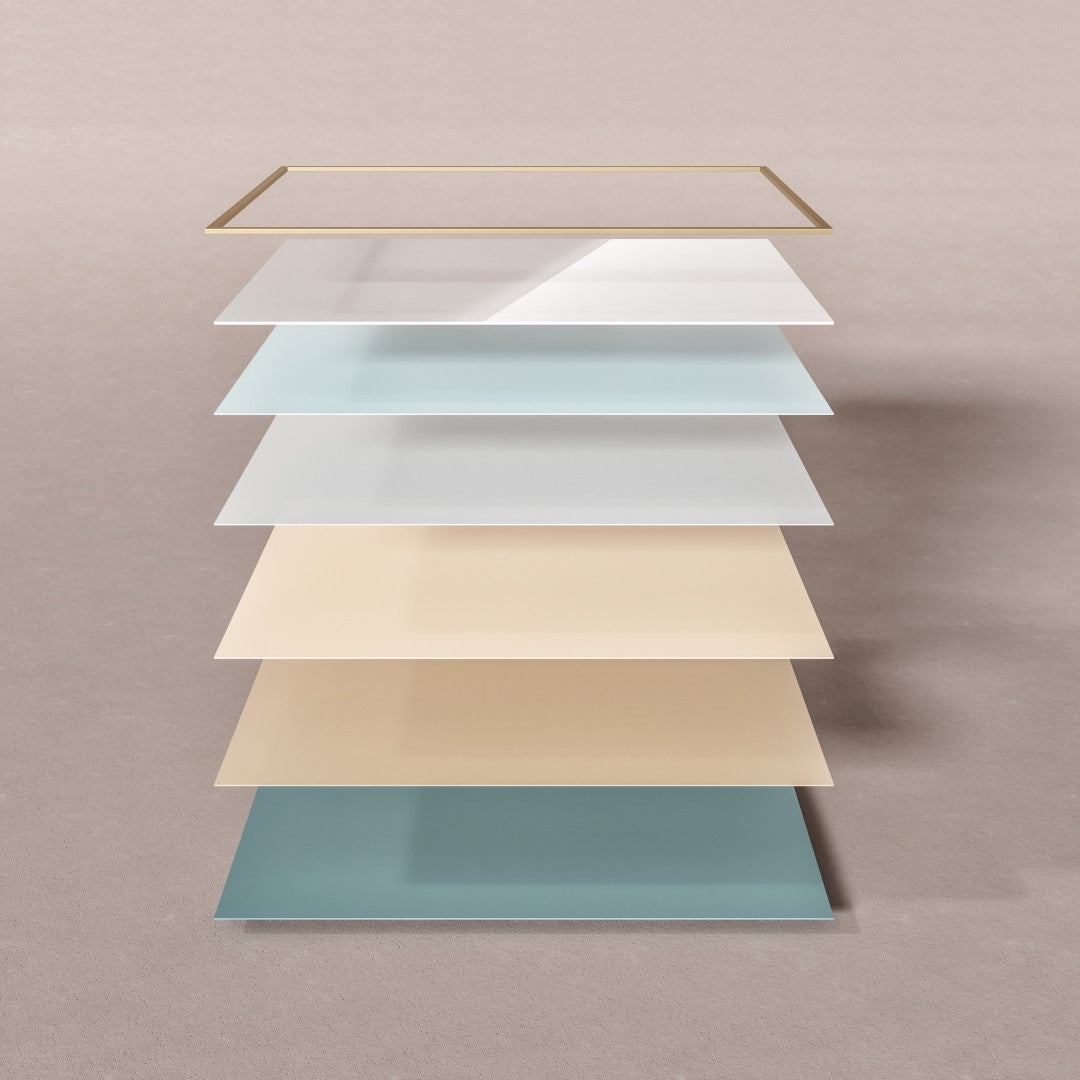 Eviva Gold Gold Metal Framed Mirror