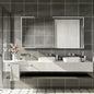 Eviva Sax Metal Framed Mirror