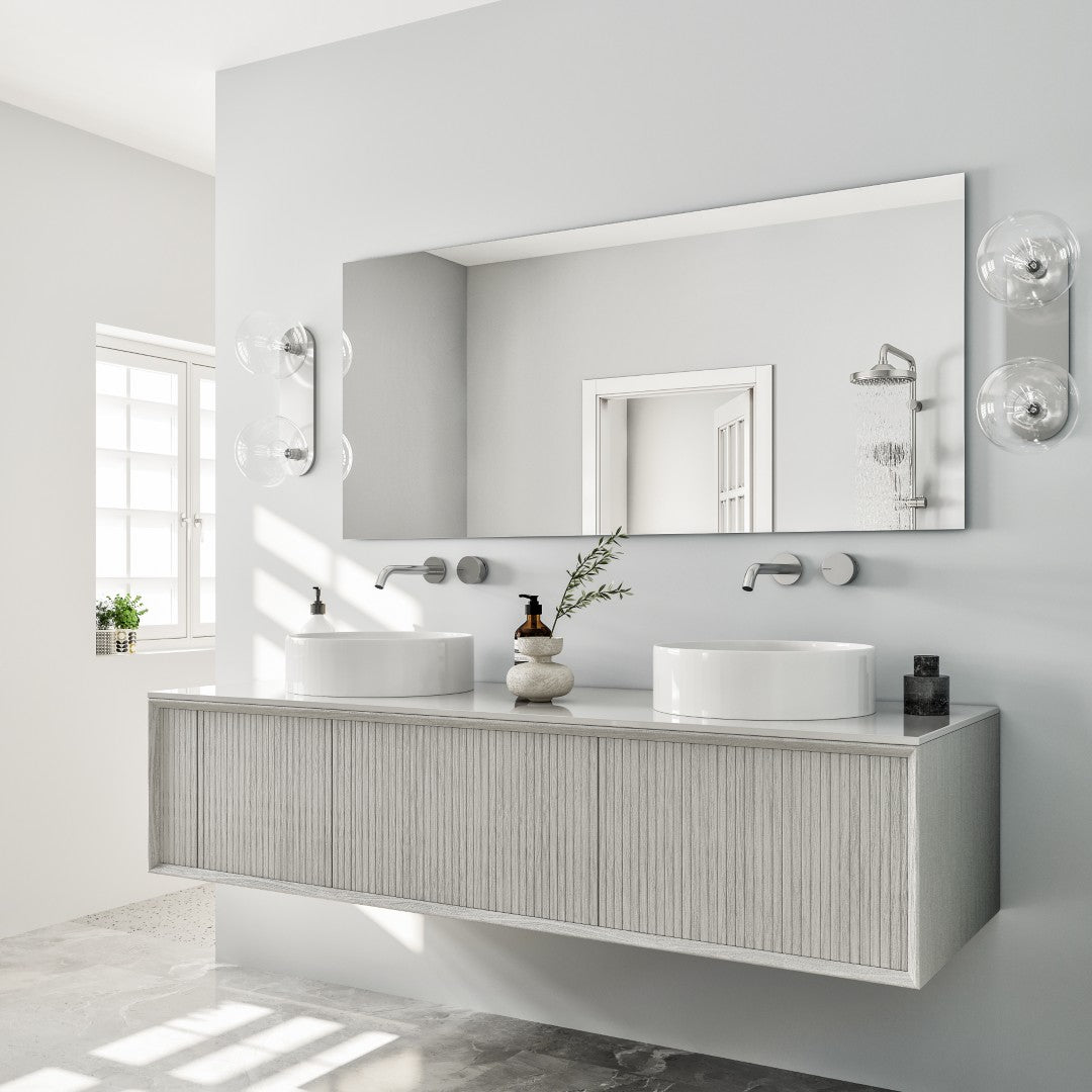 Eviva Sleek Frameless Mirror