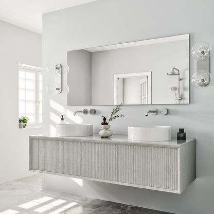 Eviva Sleek Frameless Mirror