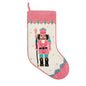 Santa's Sweet Shoppe Collection - Nutcracker Embroidered Stocking