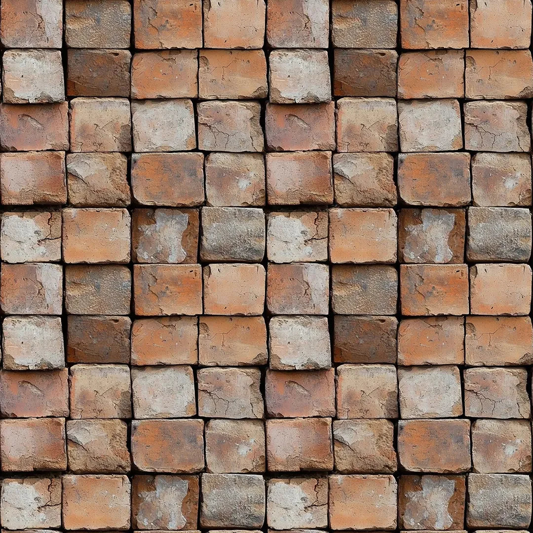 Artisan's Kiln-Fired Brick Wall