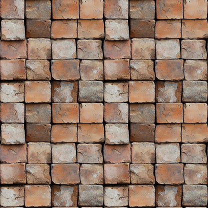 Artisan's Kiln-Fired Brick Wall