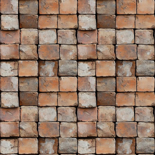 Artisan's Kiln-Fired Brick Wall