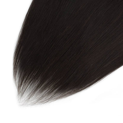 Malaysian Straight 13x4 Transparent Lace Human Hair Frontal