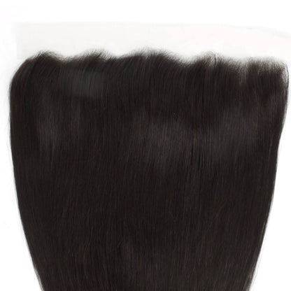Malaysian Straight 13x4 Transparent Lace Human Hair Frontal